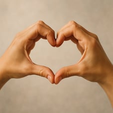 hands making a heart