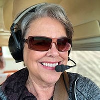 Jeannine Young_Age 70 April 16, 2020,  Blue Mountain Ranch dirt airstrip, Paulina, Oregon.